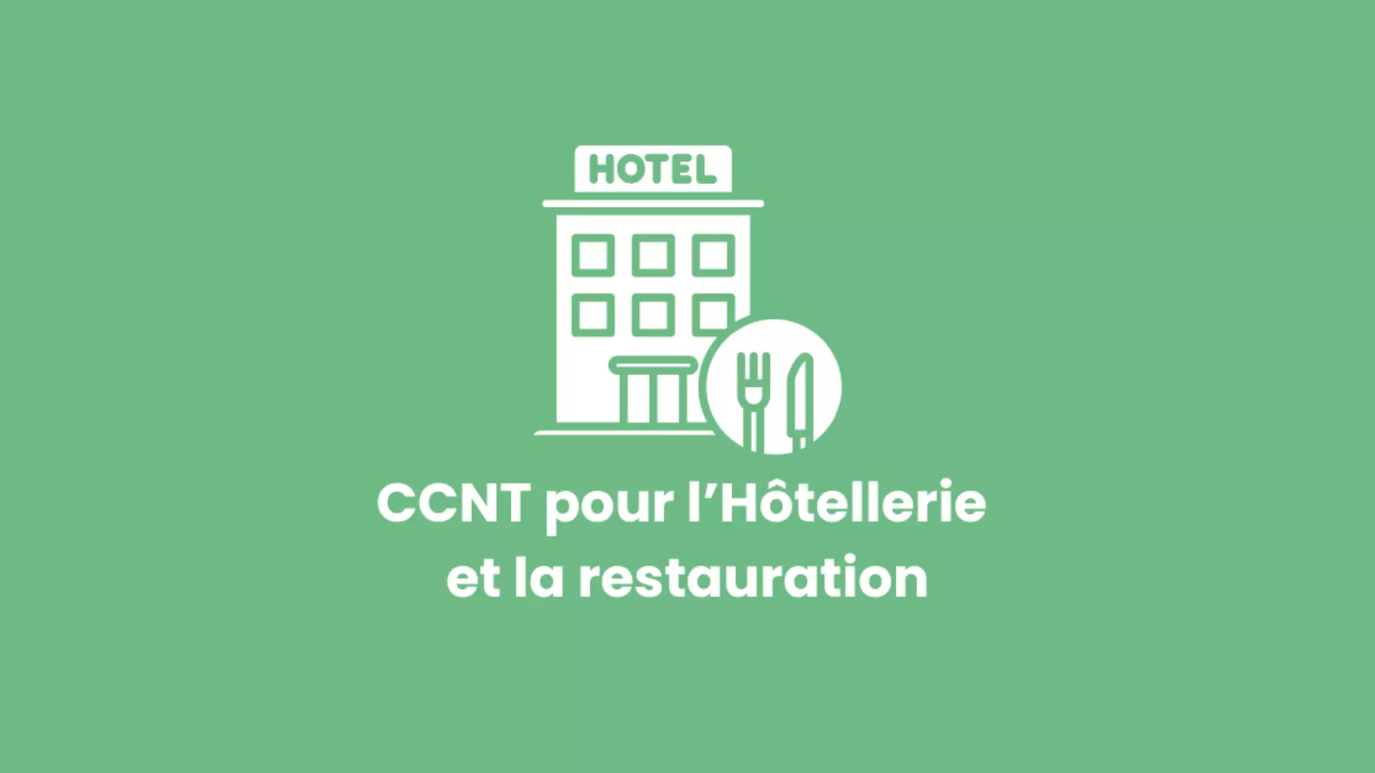 Hotellerie et restauration