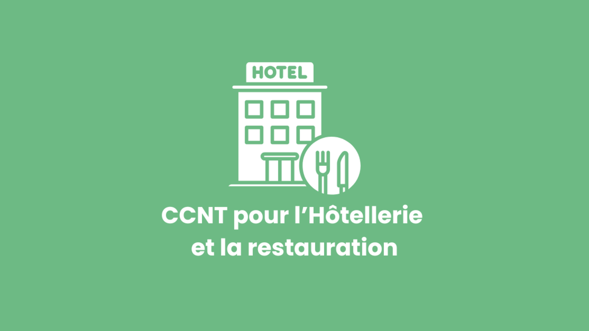 Hotellerie et restauration